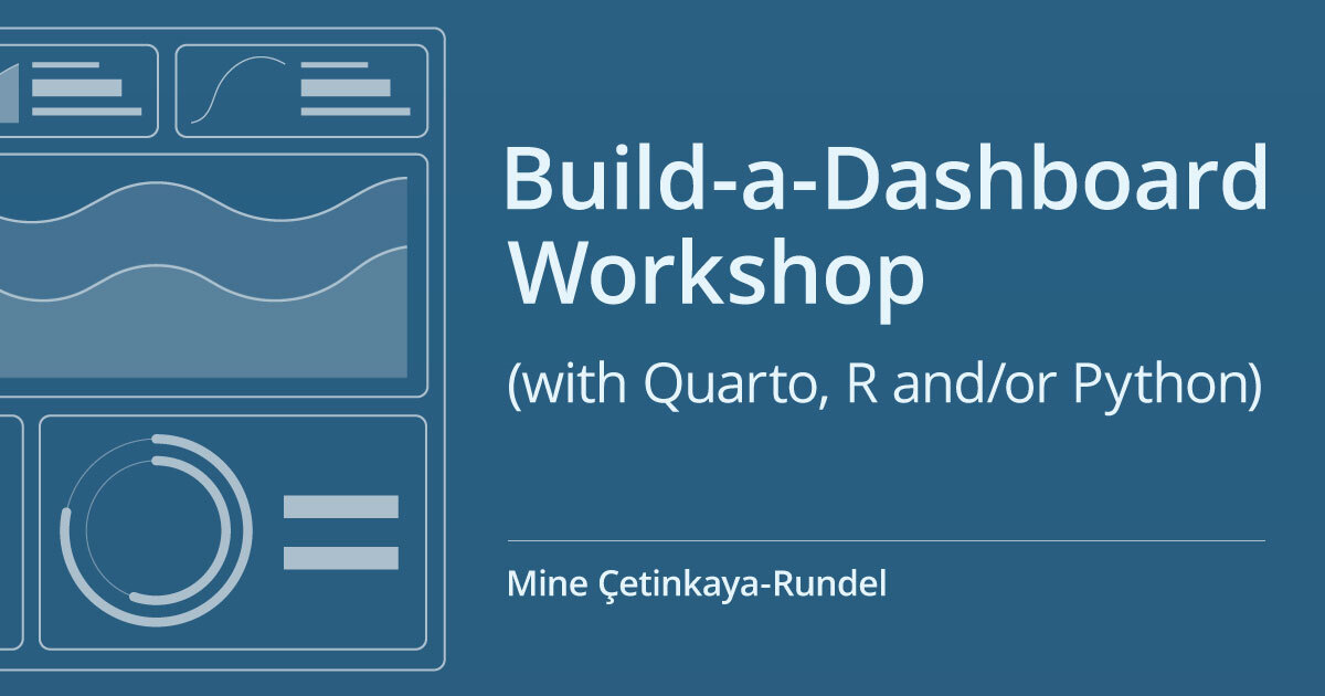 Quarto dashboards video series