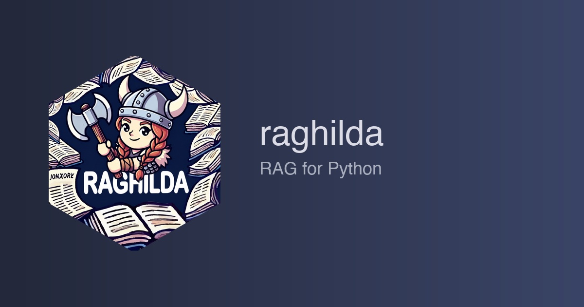RAG with raghilda