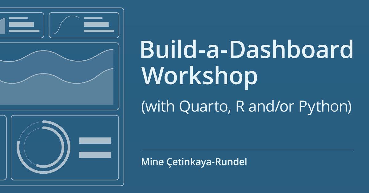 Quarto dashboards video series