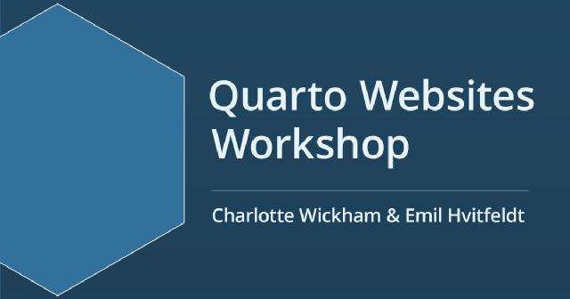Quarto website video series