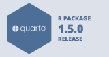 quarto R package v1.5.0: Streamlined Workflows for R Users