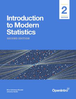 Introduction to Modern Statistics