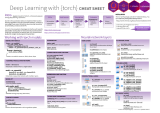 Deep learning with torch
