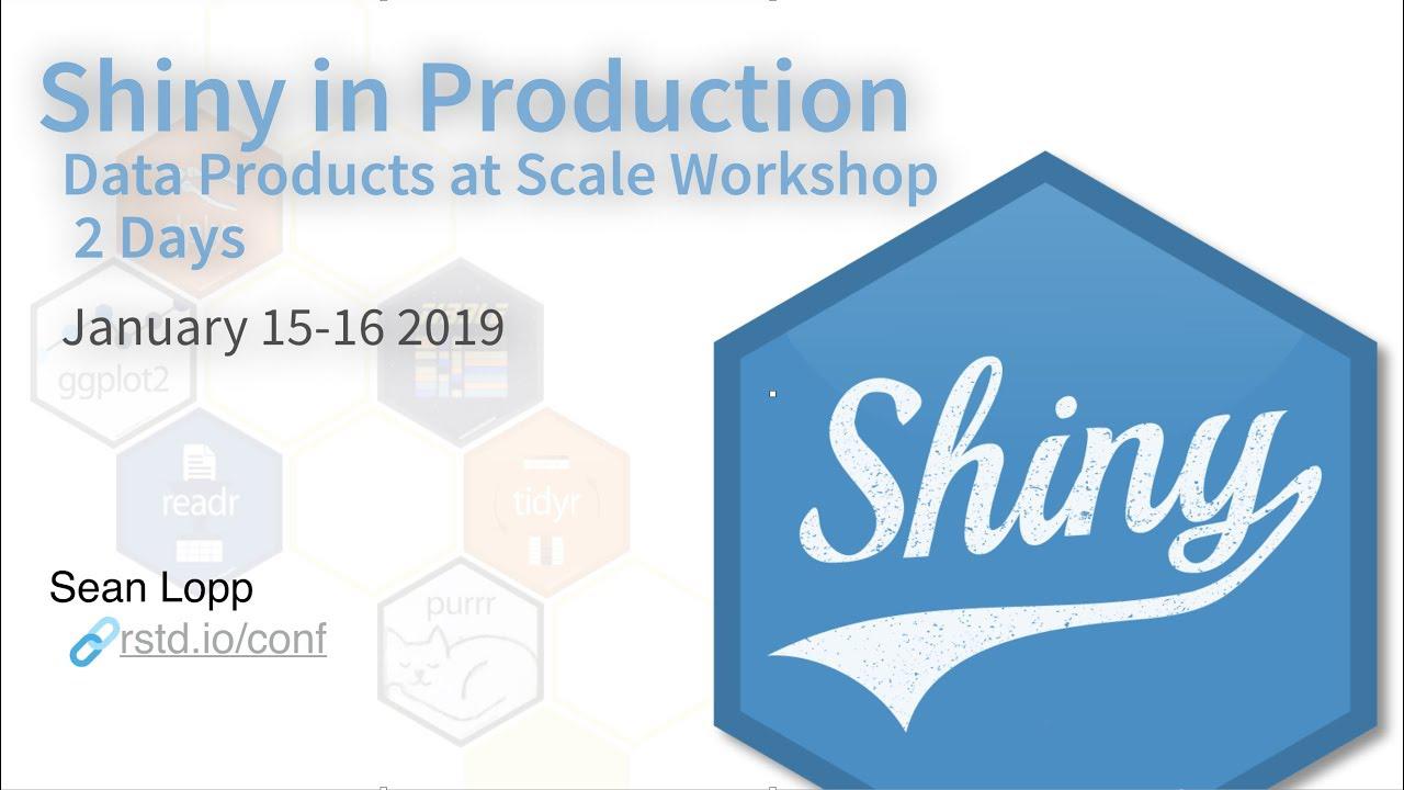 Shiny in Production: Data Products at Scale Workshop - rstudio::conf(2019L)