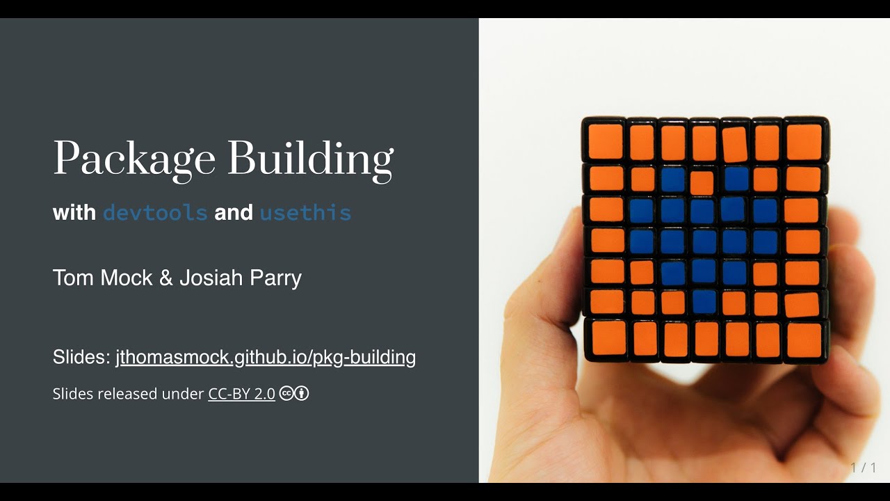Building R packages with devtools and usethis | RStudio :: Posit Open ...