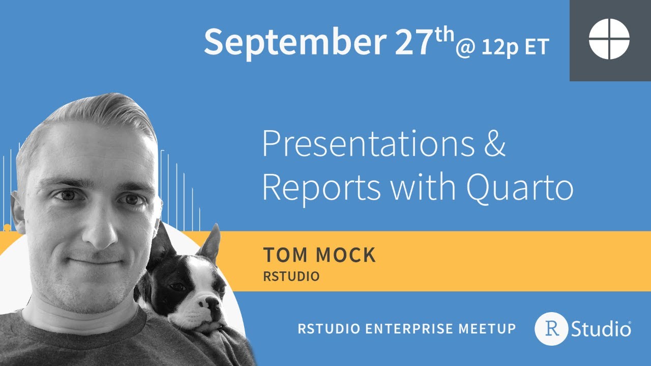 Beautiful reports and presentations with Quarto | Led by Tom Mock ...