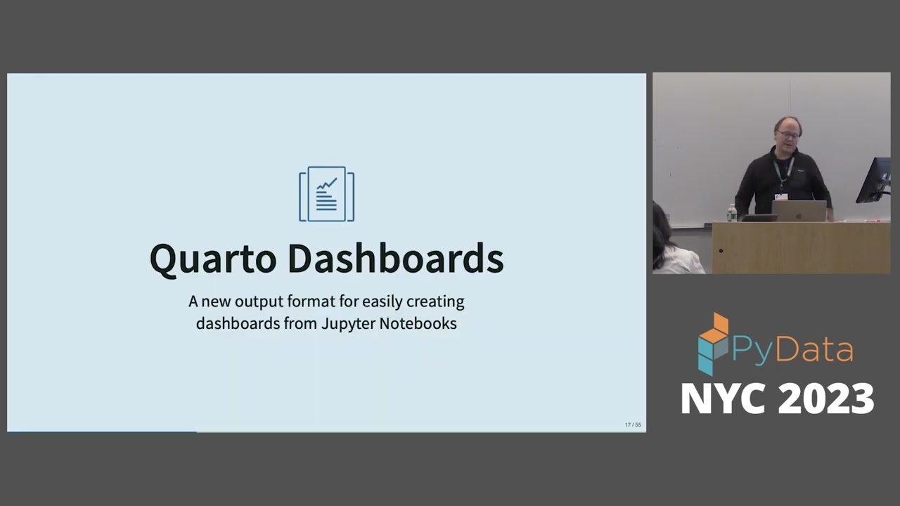 J.J. Allaire - Keynote: Dashboards with Jupyter and Quarto | PyData NYC ...