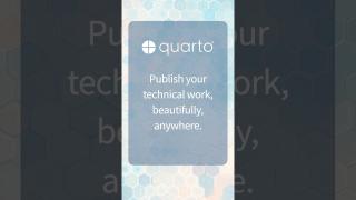 How to create engaging technical slides using Quarto! #quarto #datascience #code #opensource
