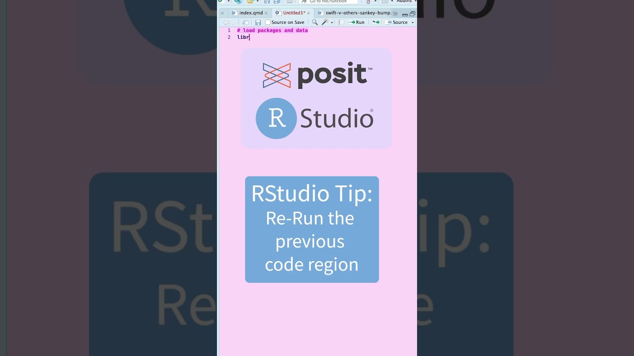 Save time in RStudio with this shortcut⏰ :: Posit Open Source