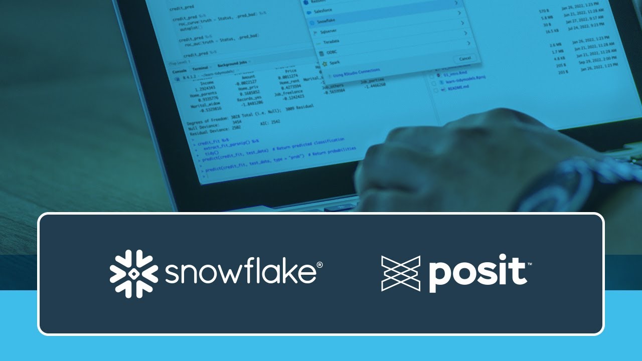 Analyze and explore data stored in Snowflake using R :: Posit Open Source
