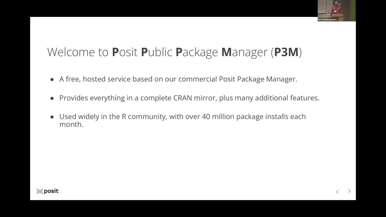 Joe Roberts: Taking CRAN to the Next Level with Posit Public Package Manager