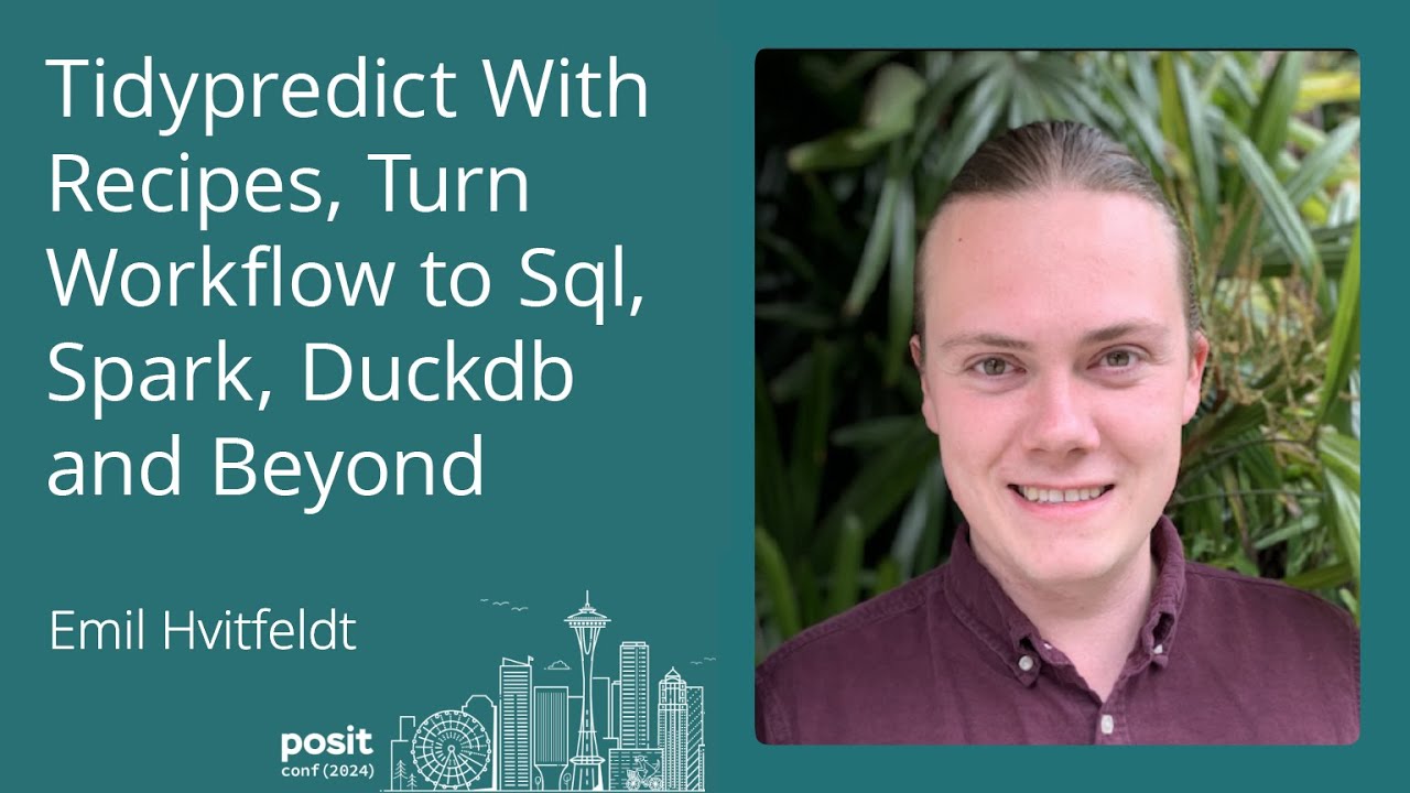 Emil Hvitfeldt - Tidypredict with recipes, turn workflow to SQL, spark ...