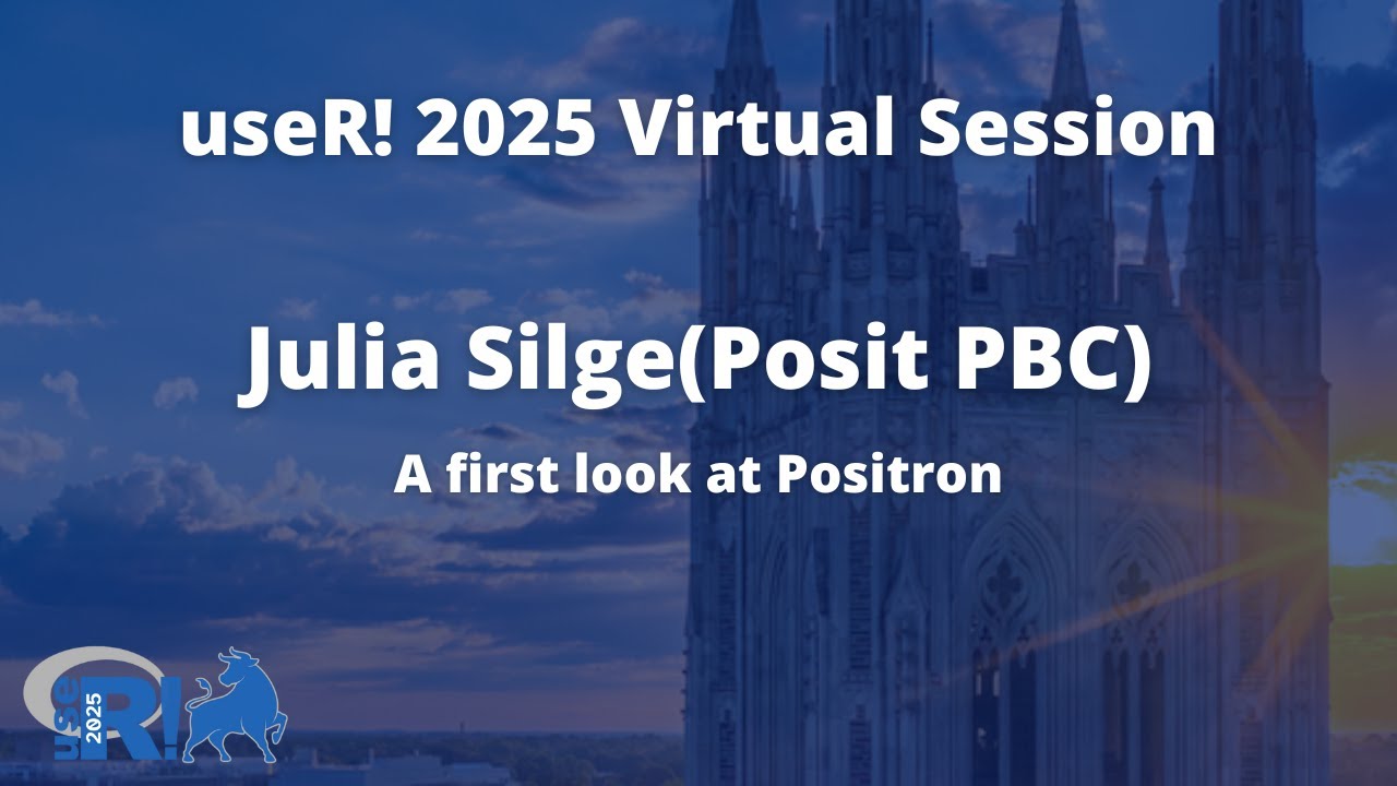 A first look at Positron - Julia Silge :: Posit Open Source