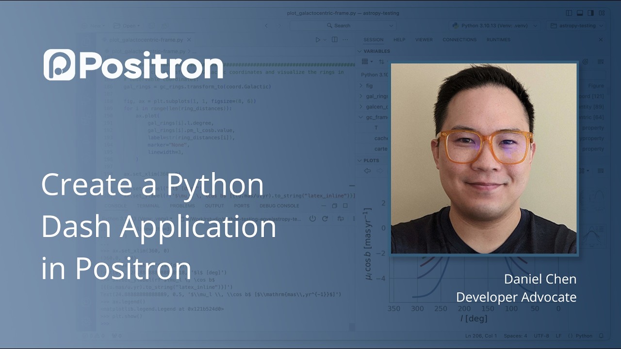 Create a Python Dash Application in Positron :: Posit Open Source