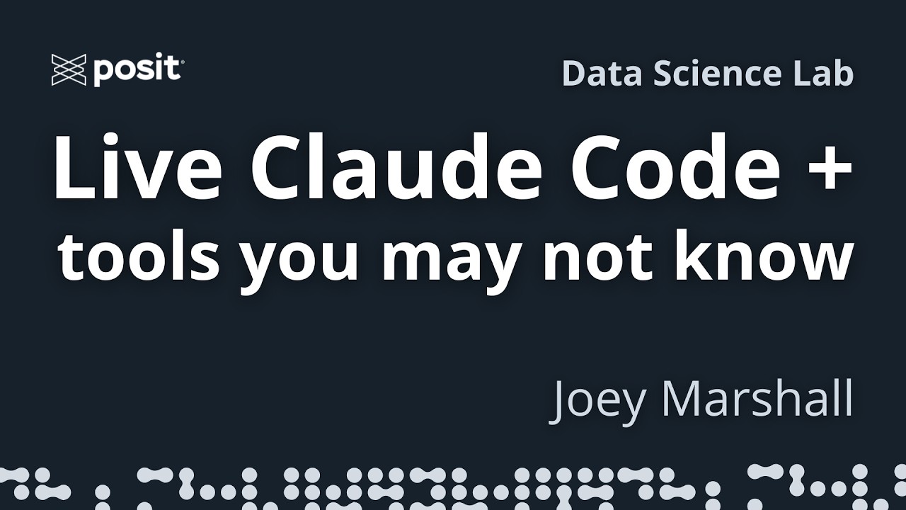 Claude Code without typing anything 🤷🏻‍♂️ | Joey Marshall | Data ...