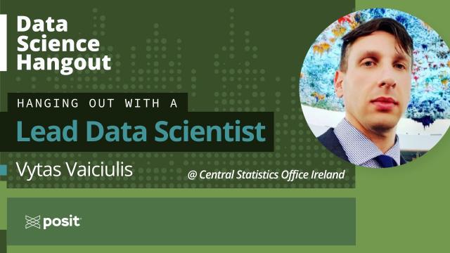Driving Open Source Adoption in Government | Vytas Vaiciulis | Data Science Hangout