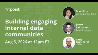 Live discussion: Building Engaging Internal Data Communities